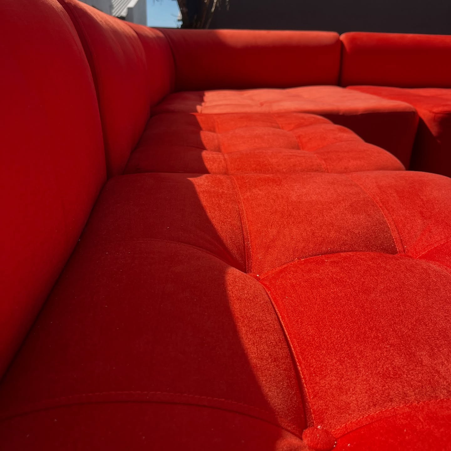 Custom modular couch arrangement